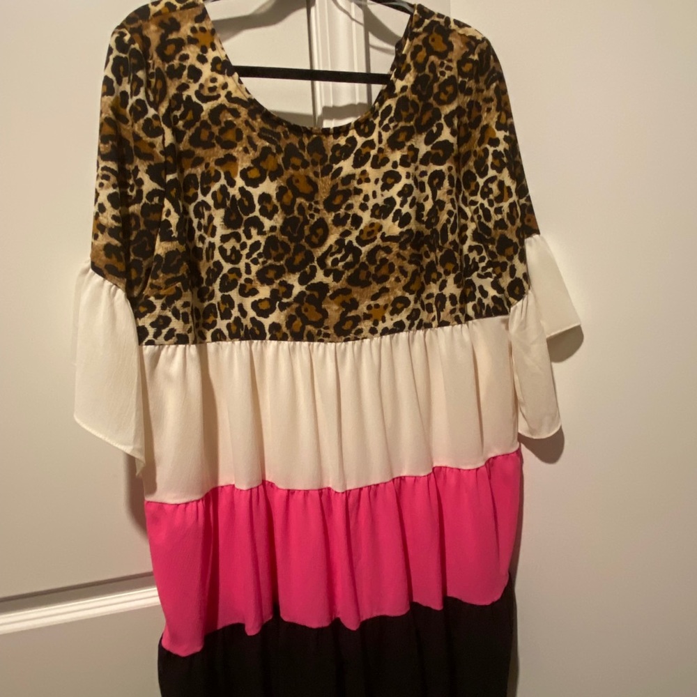 Chic soul I’m with you dress leopard